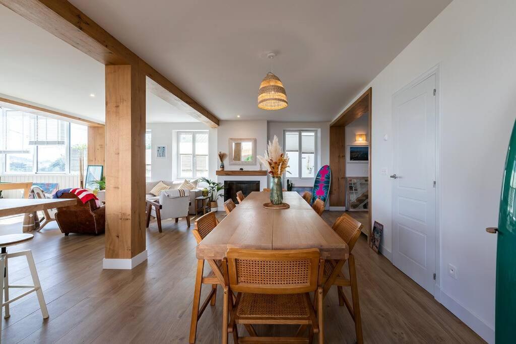 Beautiful Beach House In Front Of The Ocean Biarritz Buitenkant foto