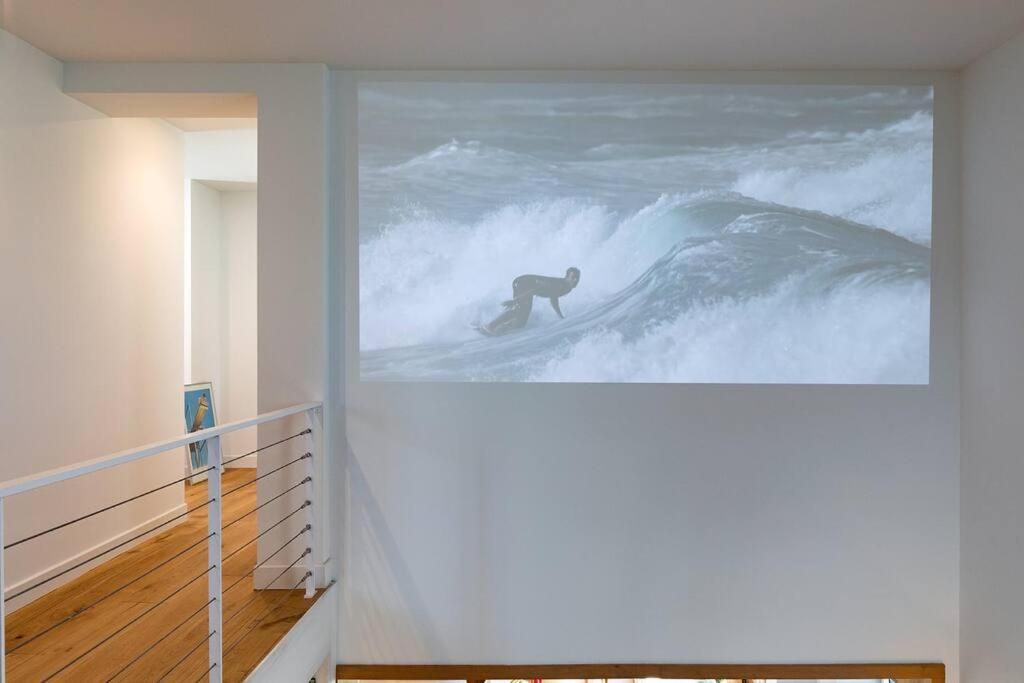 Beautiful Beach House In Front Of The Ocean Biarritz Buitenkant foto